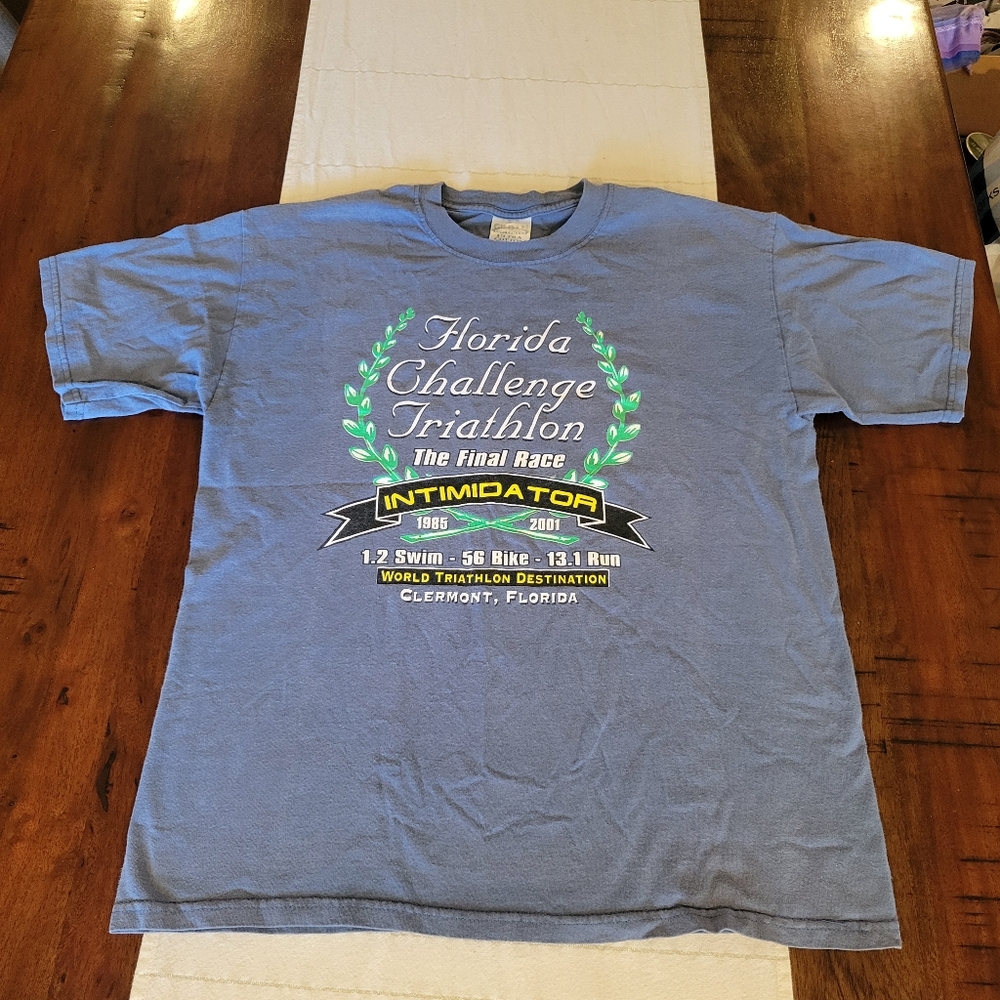 Y2K Vintage Intimidator Triathlon Shirt L